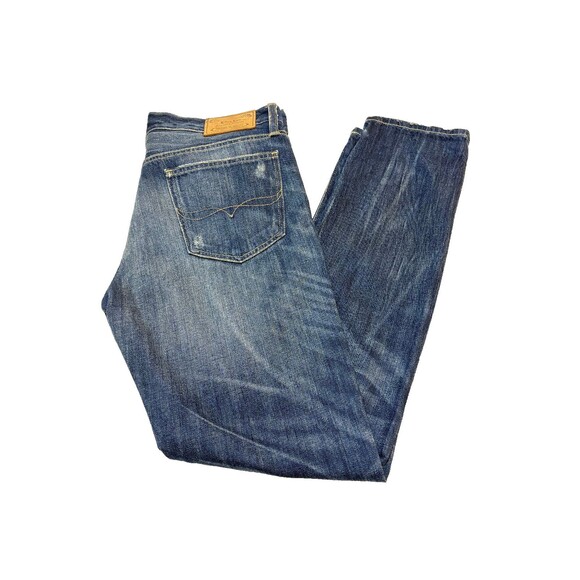 LL Bean Men's Classic Fit Straight 100 % Cotton Wash Denim Blue Jeans - 36x28 - Picture 6 of 6